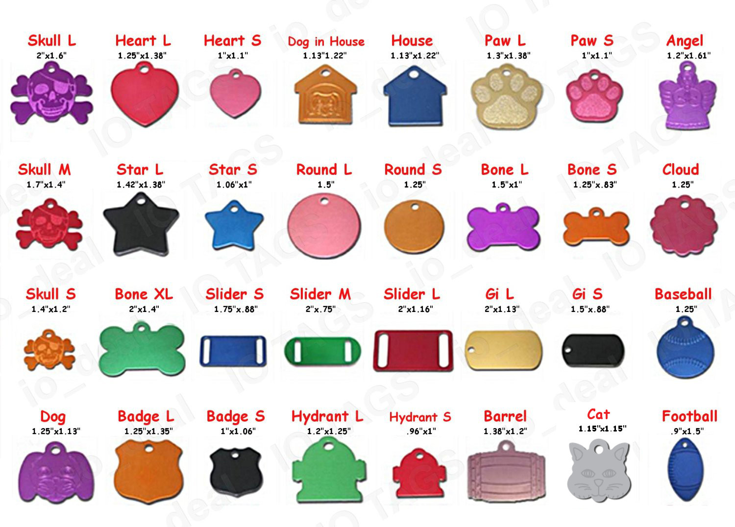 Pet Tags Custom Engraved Paw ID Tag Dog Tag Cat Quality Free Ship