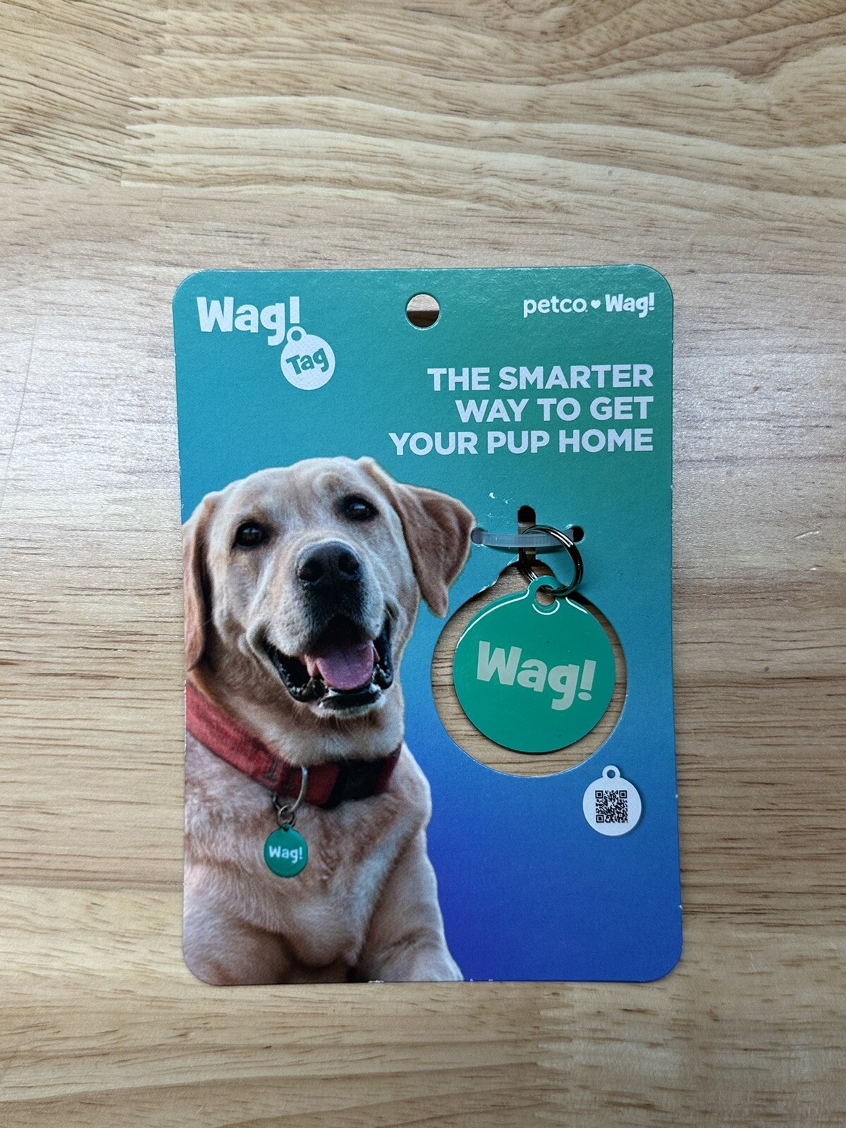 Wag! NFC & QR Code Smart Pet ID Personalized Dog Cat Tag, Online Pet Profile,