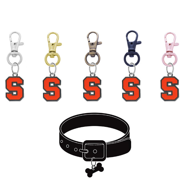 Syracuse Orange Pet Tag Collar Charm College Dog Cat – Pick Your Color
