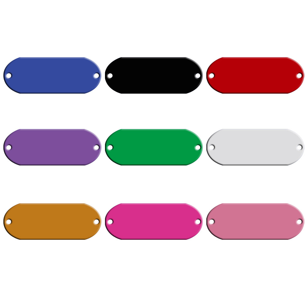 100pcs Wholesale Personalized Pet Dog ID Tag Aluminum Bulk Blank Name Disc Mixed