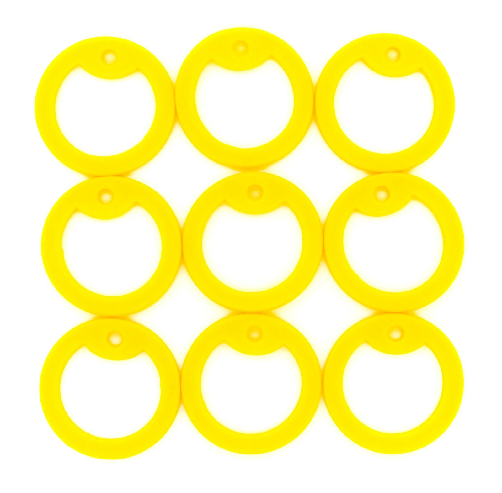 100 pcs Blue Red White Yellow White Military Army ID Dog Tag Silencer Rubber