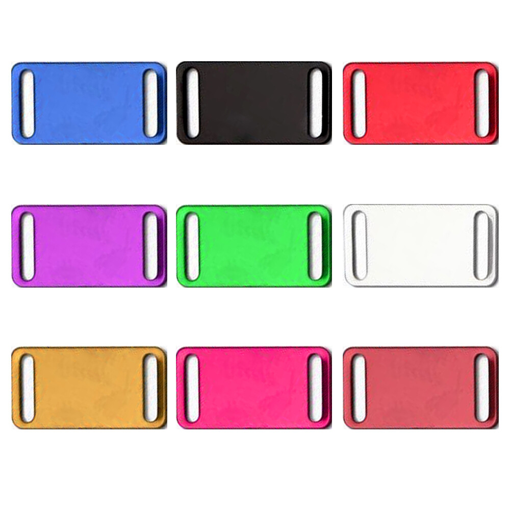 100pcs Wholesale Personalized Pet Dog ID Tag Aluminum Bulk Blank Name Disc Mixed