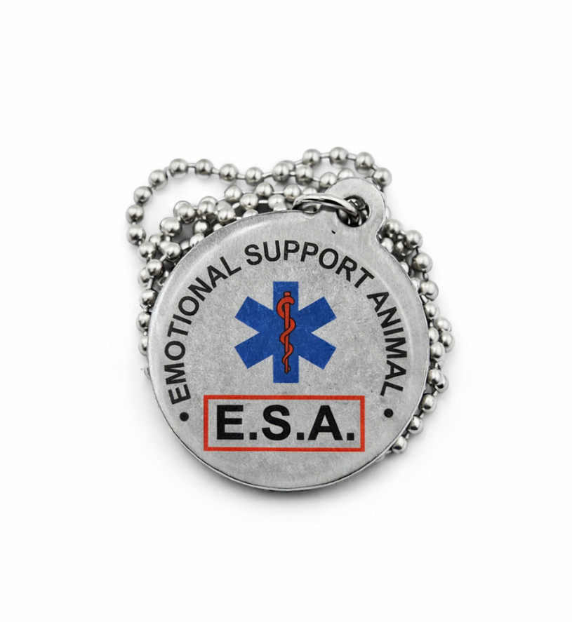 Emotional Support Animal Dog Tag