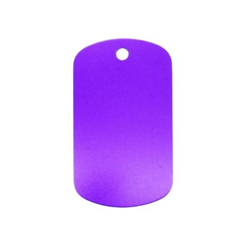 Military Army Blanks – Purple Dog Tags – 31 pc set