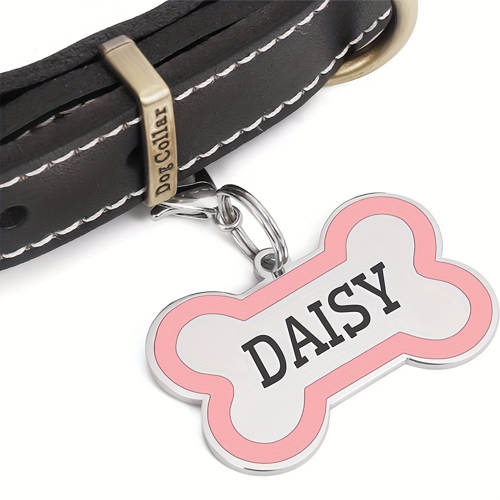 Durable Double-Sided High-Quality Smooth Sturdy Custom Engraved Metal Pet ID Tag