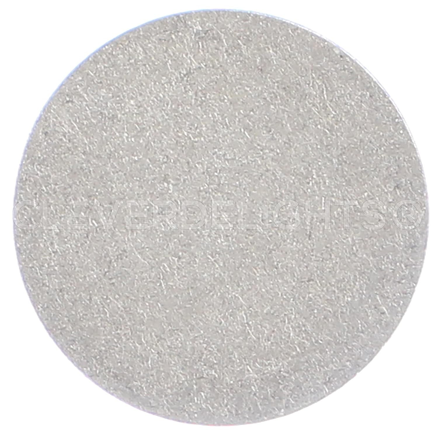CleverDelights 1.5″ Round Stamping Blanks – 50 Pack – 14GA (.063″) Aluminum Disc
