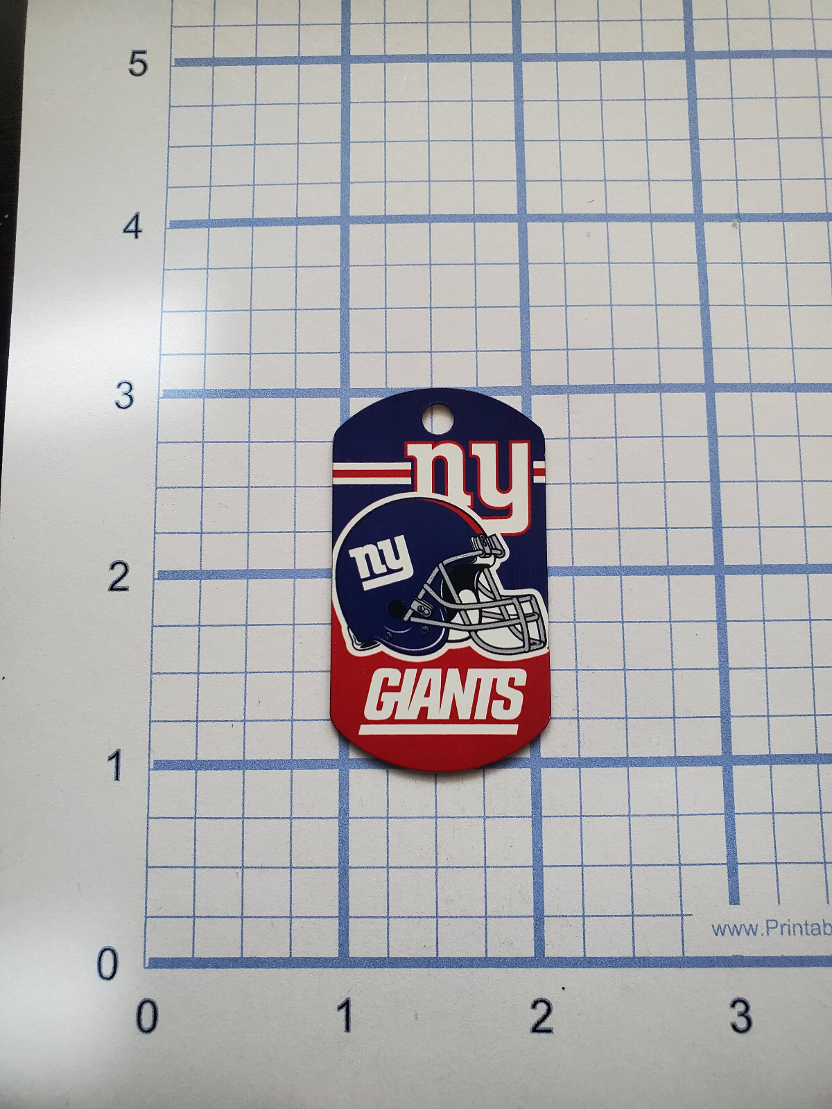 Custom Engraved NFL Football Dog Tag – Necklace – Keychain – Luggage – Pet Tag