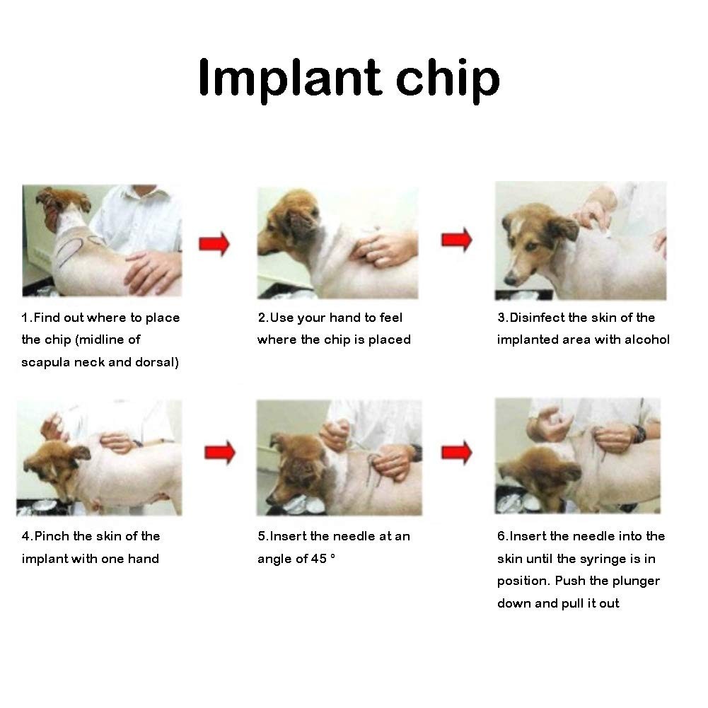 20 PCS Universal Standard Pet Microchip ISO11784 FDXB ID Tags 1.25x7mm