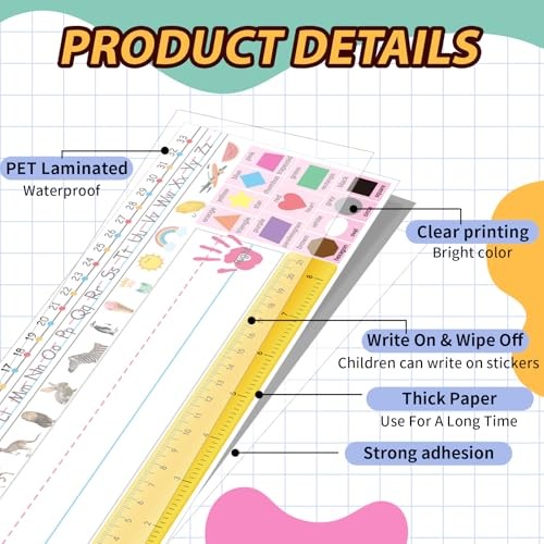 Desk Nameplates,40pcs Name Tags for Classroom,Waterproof Multipurpose