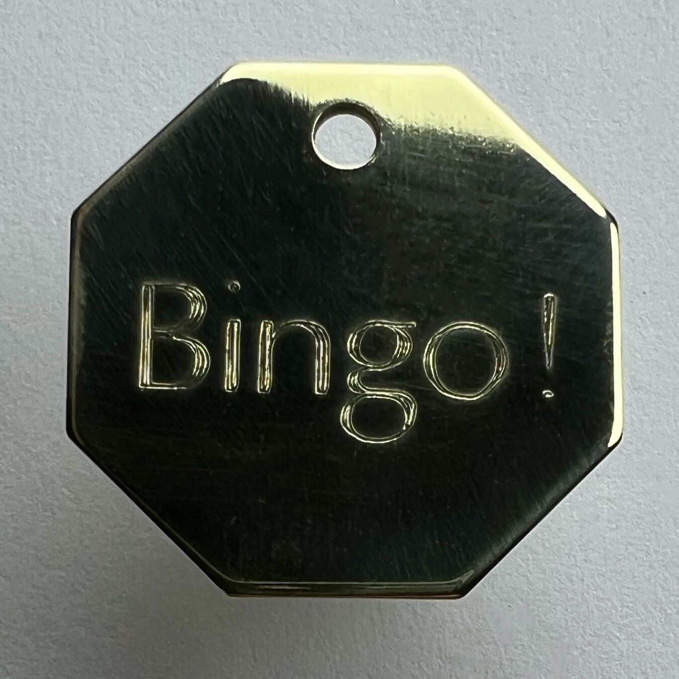 Custom Engraved Dog Tags Personalized Dog Collar Pet Tags Engraved NATURAL BRASS
