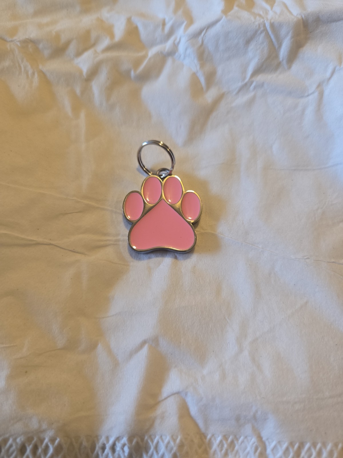 PINK MAGNE-PET PAW TAG:FREE SHIPPING