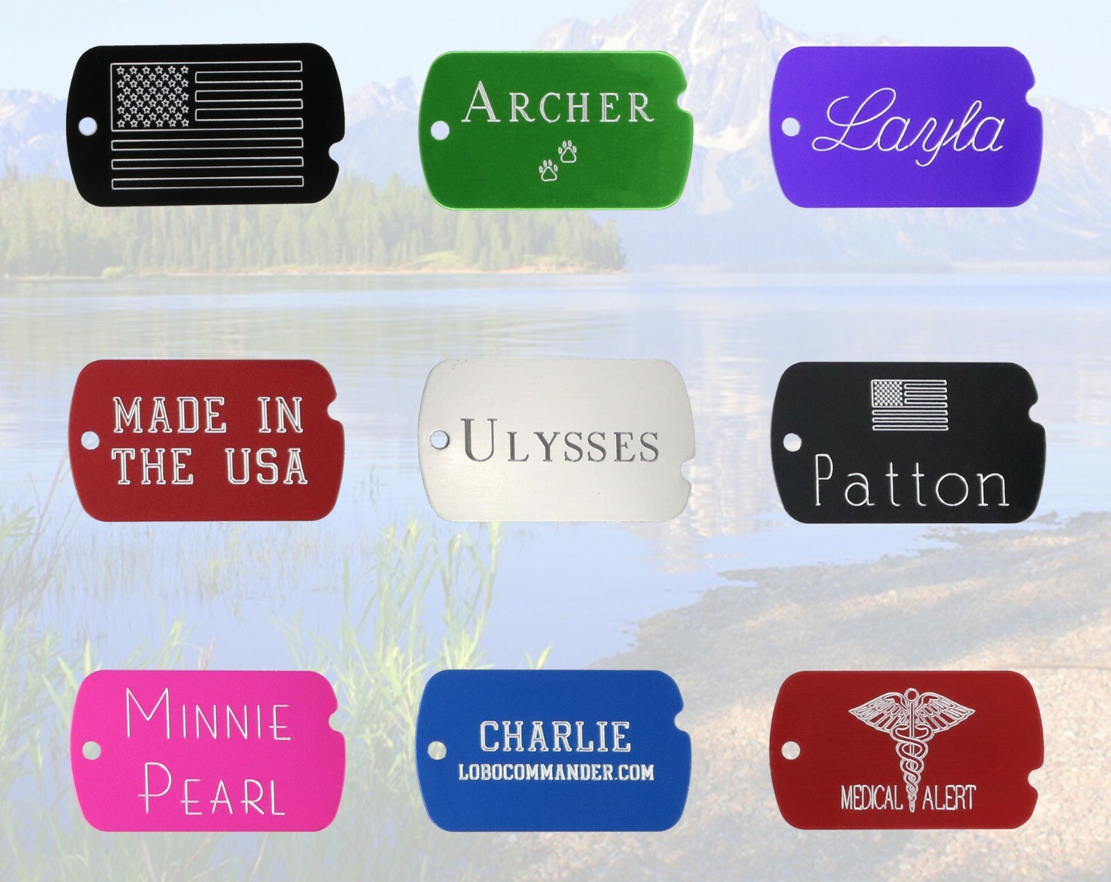 Custom Engraved Military ID Dog Tag, Personalized Front & Back, Great for All!