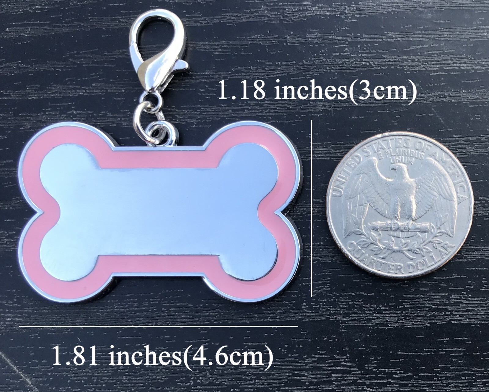 Personalized Bone Shaped Pet ID Tags for Dogs-laser engraved dog collar name tag