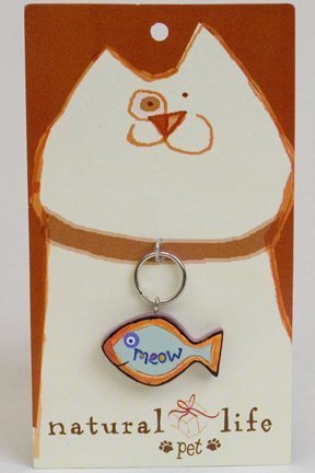 Pet Collar Charm “MEOW” From Natural Life