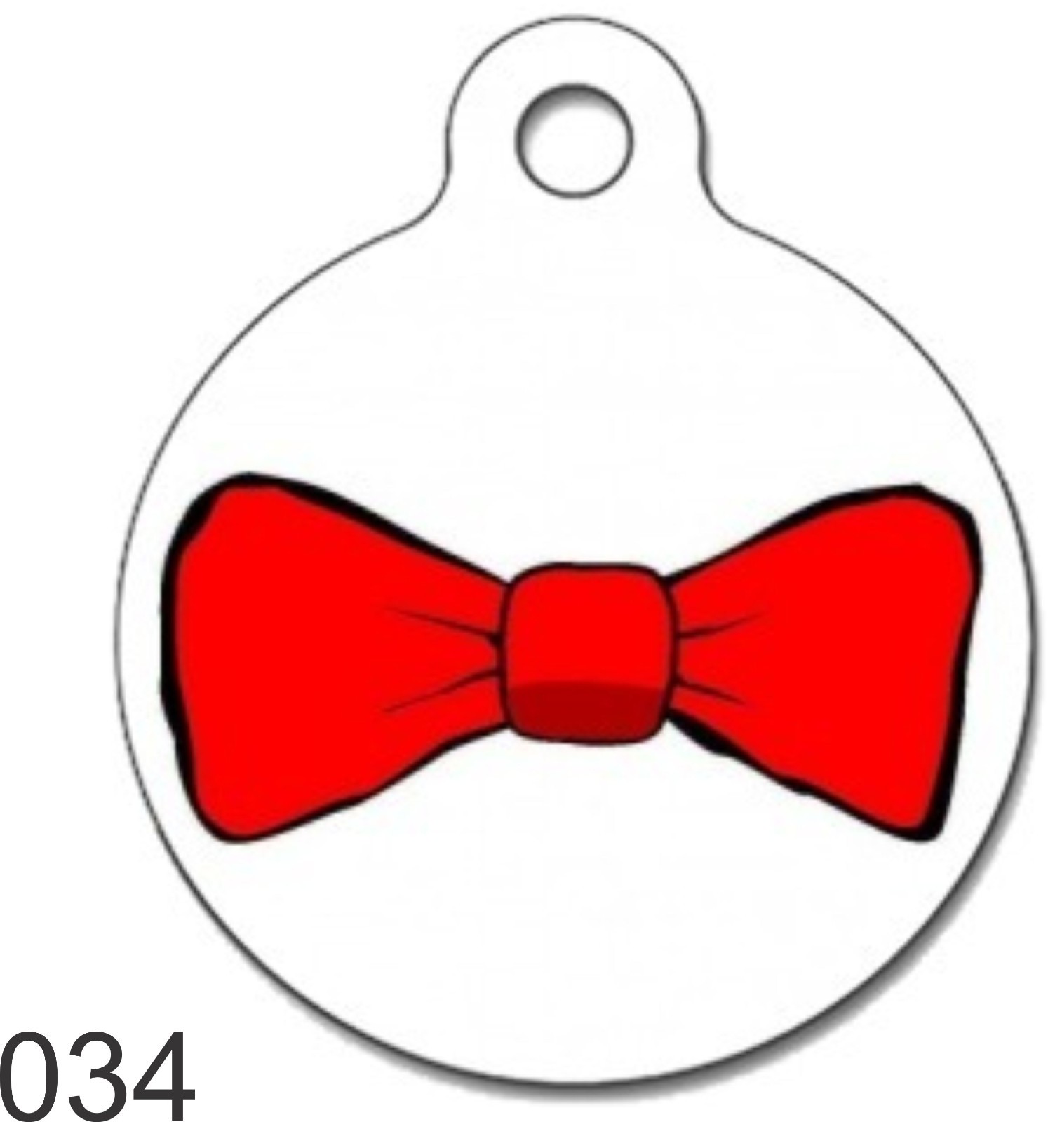 Pet Tags Personalized Pet ID tag for Dog and Cat ROUND Tag unique PINK Heart