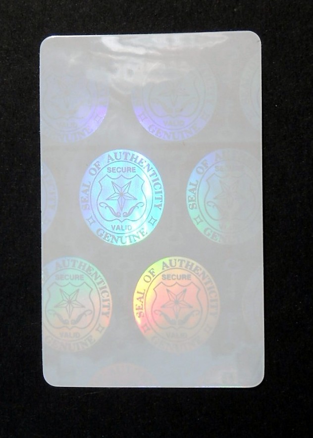 HOLOGRAPHIC SERVICE DOG ID CARD FOR SERVICE ANIMAL ADA RATED 8 BH