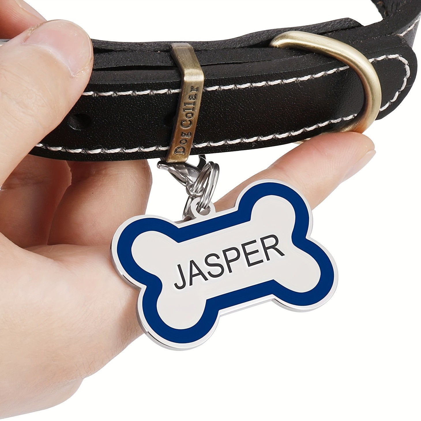 Durable Double-Sided High-Quality Smooth Sturdy Custom Engraved Metal Pet ID Tag
