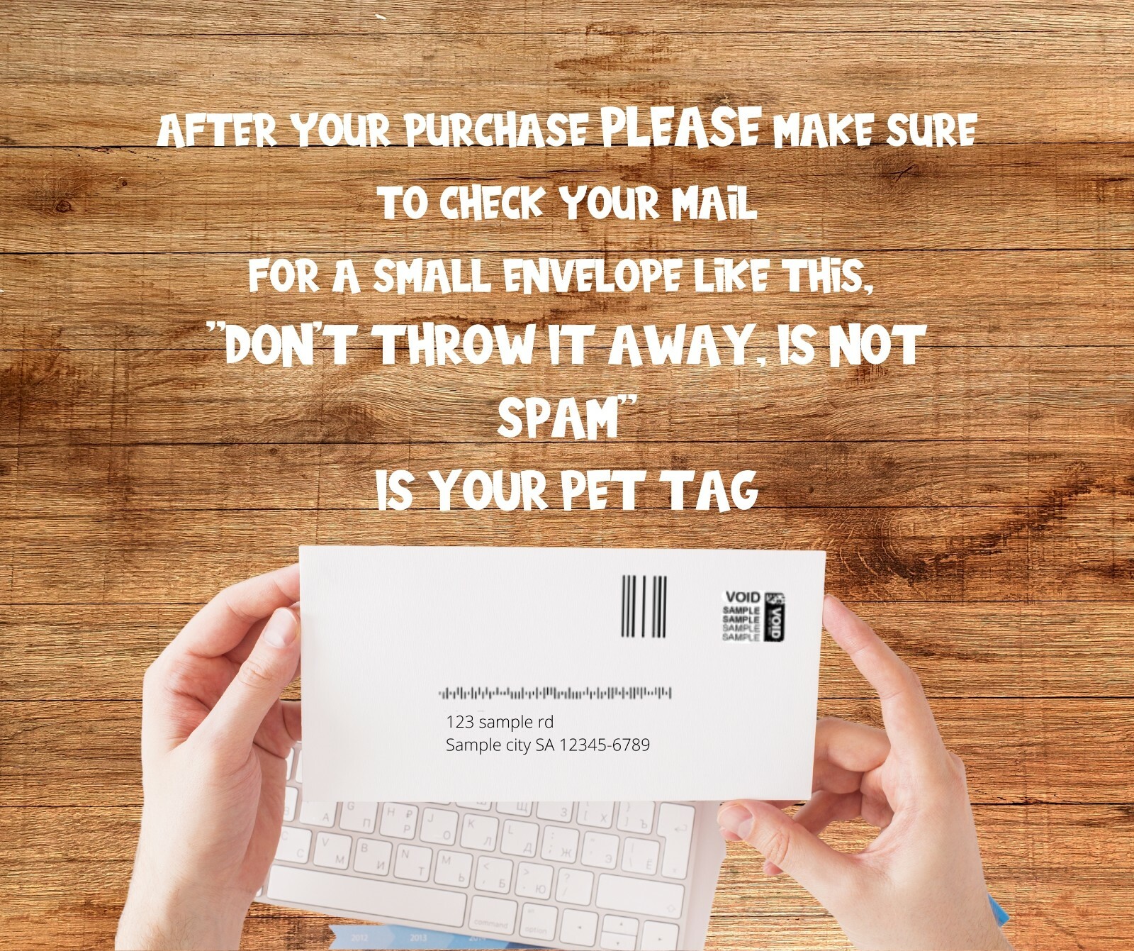 LASER ENGRAVED PERSONALIZED MILITARY STYLE PET TAG ID