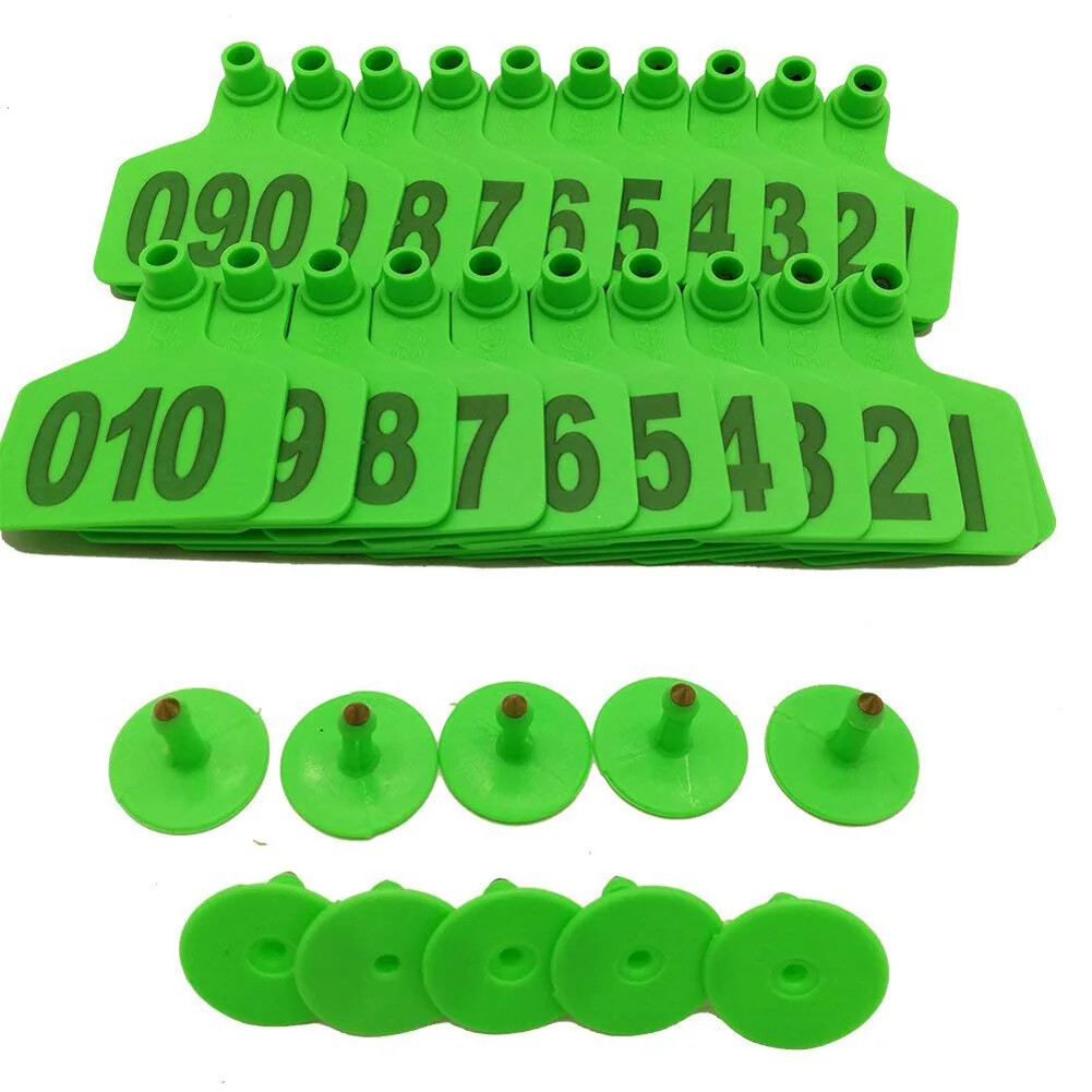 Cow Cattle TPU Ear Tag Signs with Word Ear Tags Farm Animal Identification Card