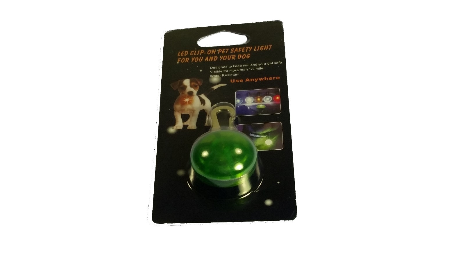 LED Spot Light Carabiner for Pet Dog Collar Leash Harness Multi-flashing Modes