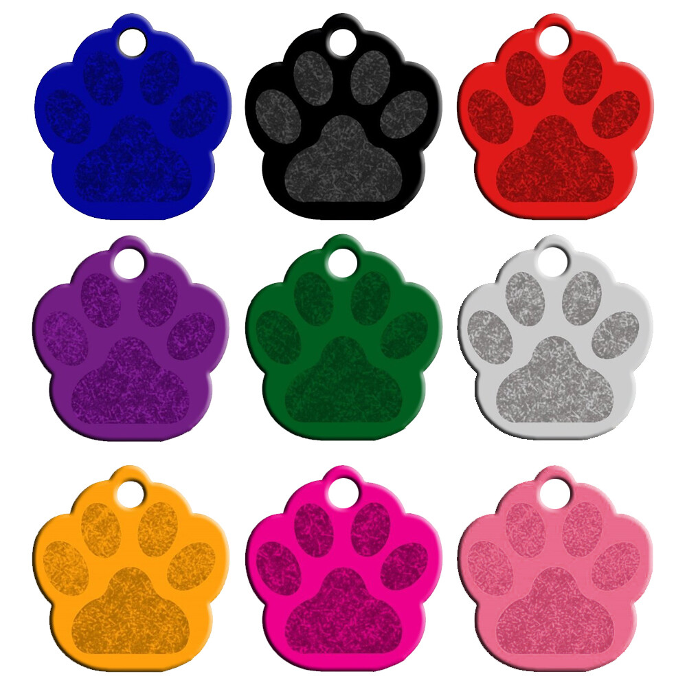 100pcs Wholesale Personalized Pet Dog ID Tag Aluminum Bulk Blank Name Disc Mixed