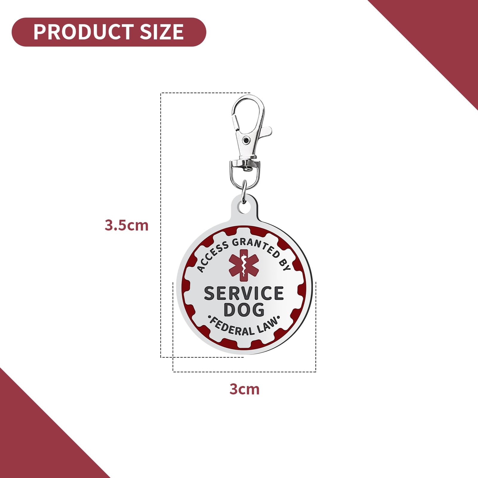 Dog TAG Industrial Puppy for Animals, Emotional Dogs & Therapy Dogs Entirely …