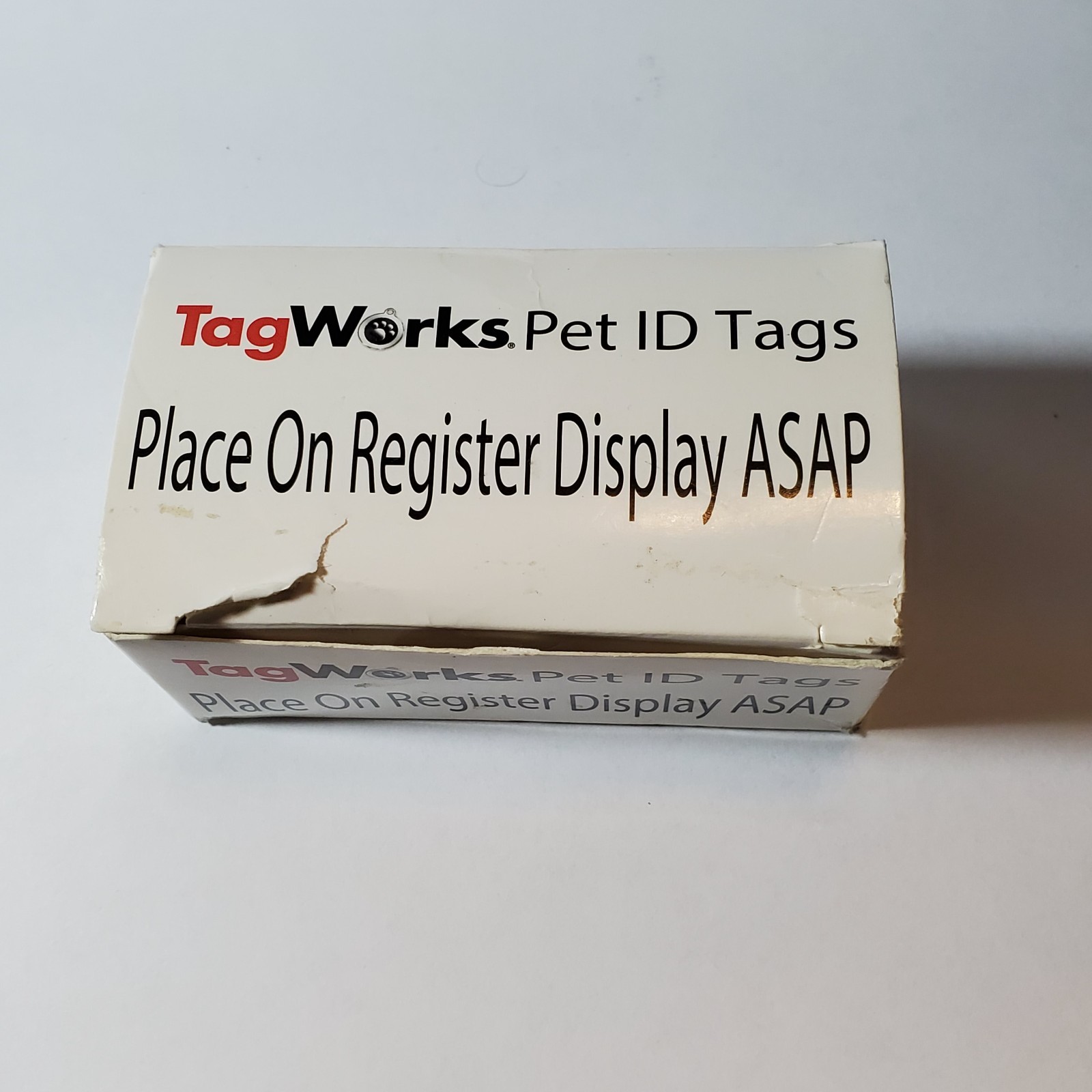 TagWorks Black Aluminum Bone Shaped Pet ID Tags – Box of 10