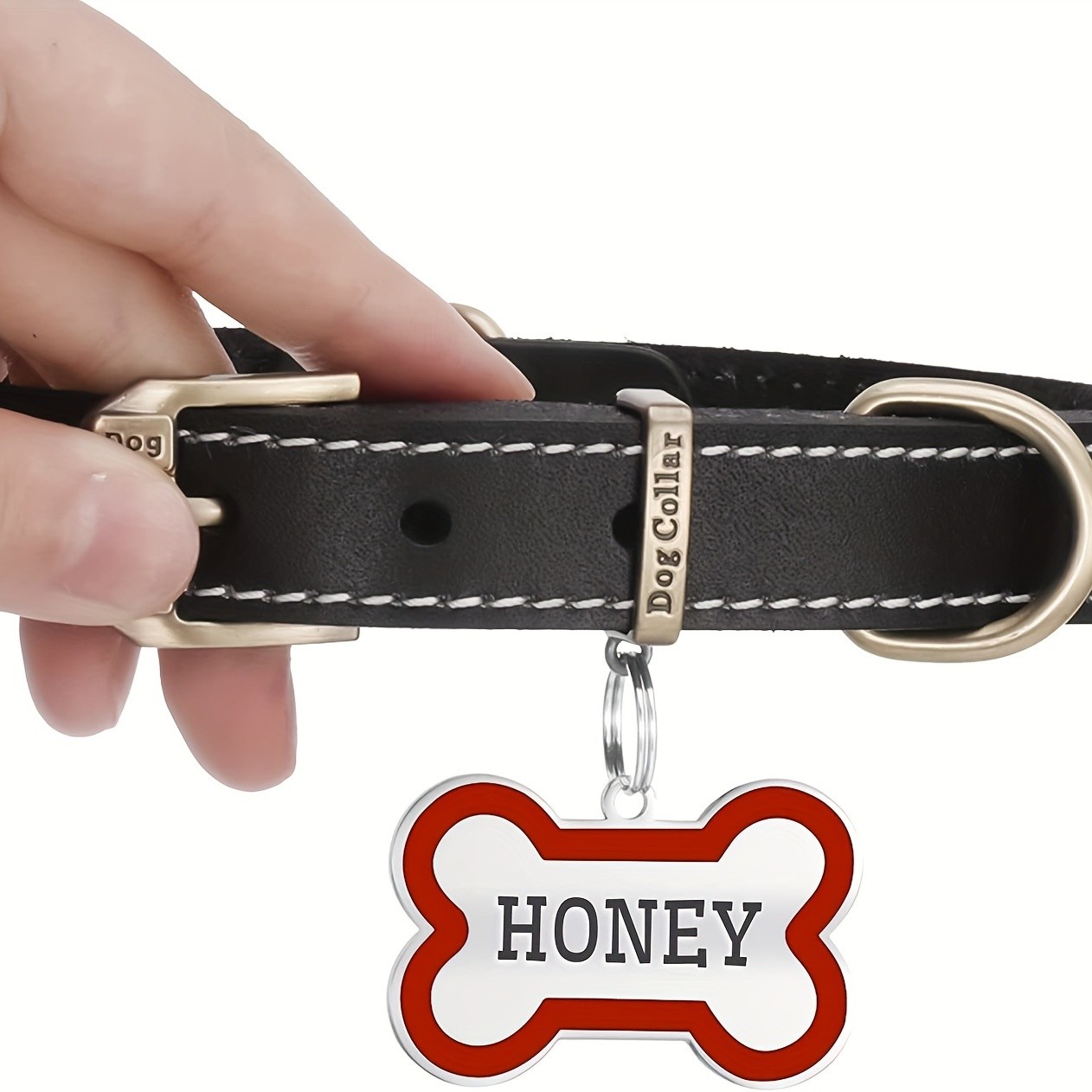 Durable Double-Sided High-Quality Smooth Sturdy Custom Engraved Metal Pet ID Tag