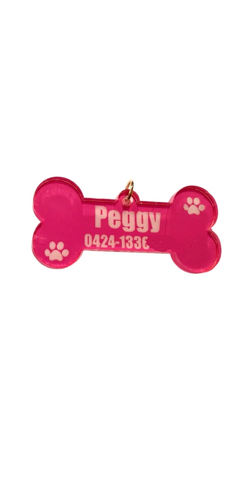 Large DOG NAME TAGS ENGRAVED PET ID CUSTOMER COLLAR TAG BONE HEART CROWN P CUTE