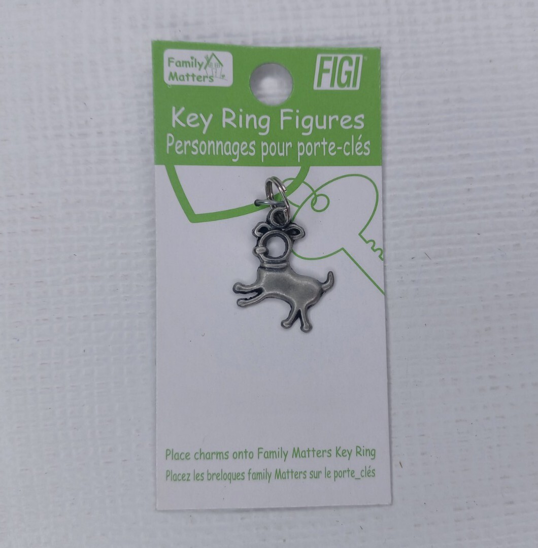 Figi Key Ring Figures Dog Attachment Dog Collar Or Keychain Charm