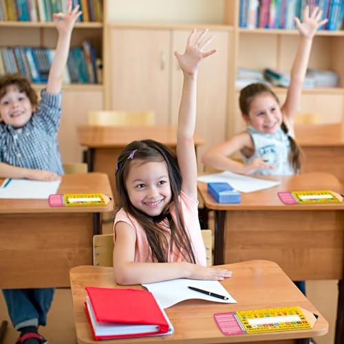 40Pcs Pencil Name Tags Desktop Reference Name Plates for School Classroom