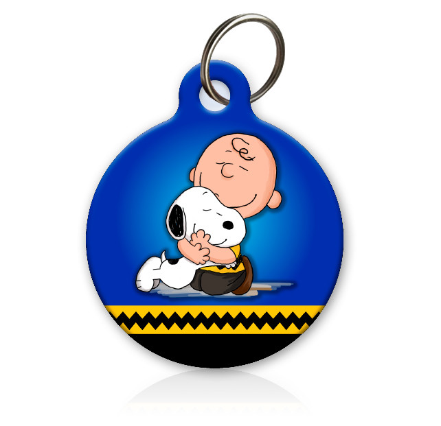Charlie Brown & Snoopy – Pet ID Tag – Custom Personalized