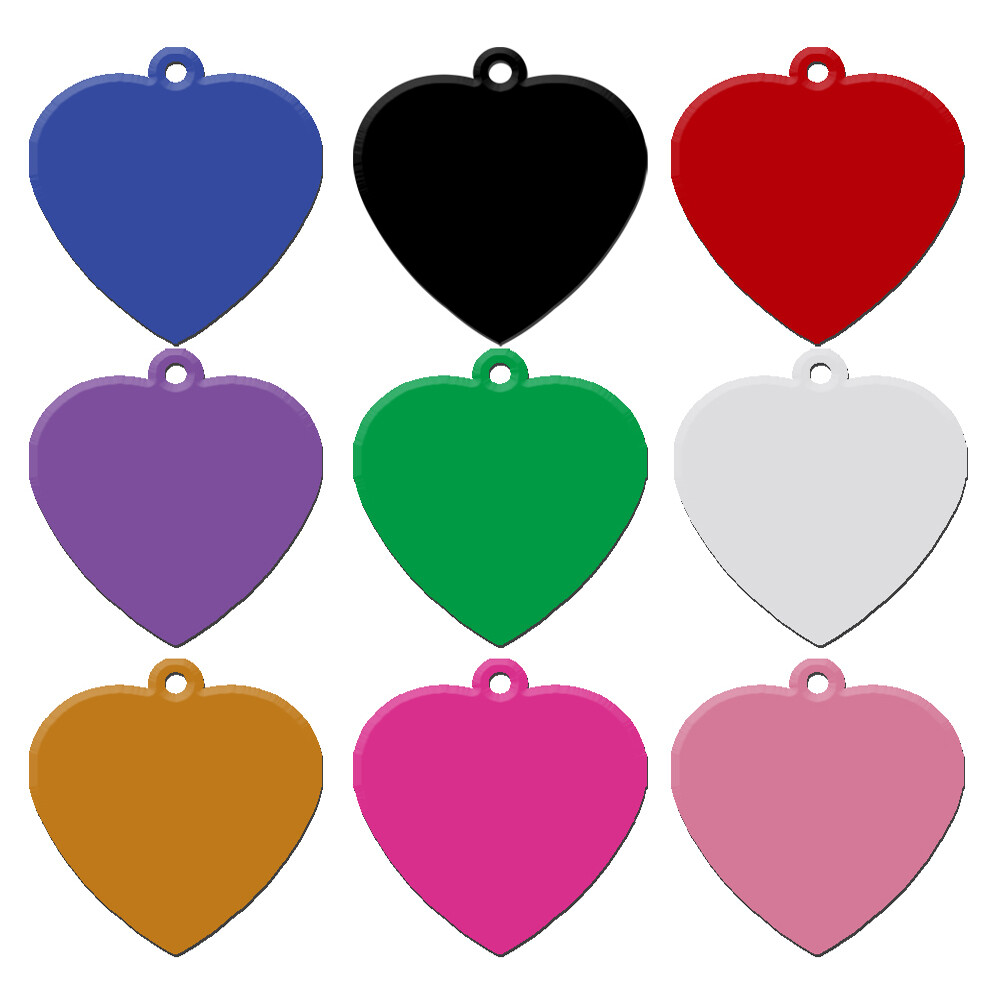 100pcs Wholesale Personalized Pet Dog ID Tag Aluminum Bulk Blank Name Disc Mixed
