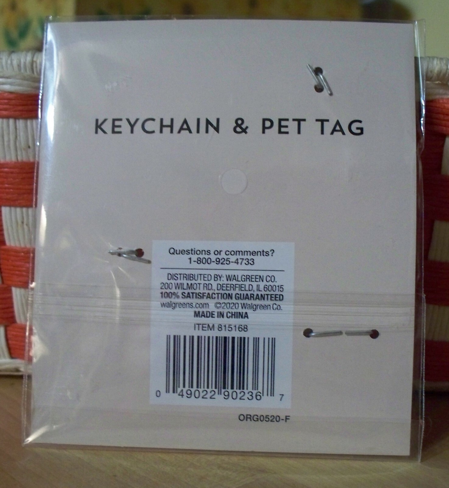 I Ruff You Love Pet Cat Dog Gold Heart Keychain Tag Collar Charm Set
