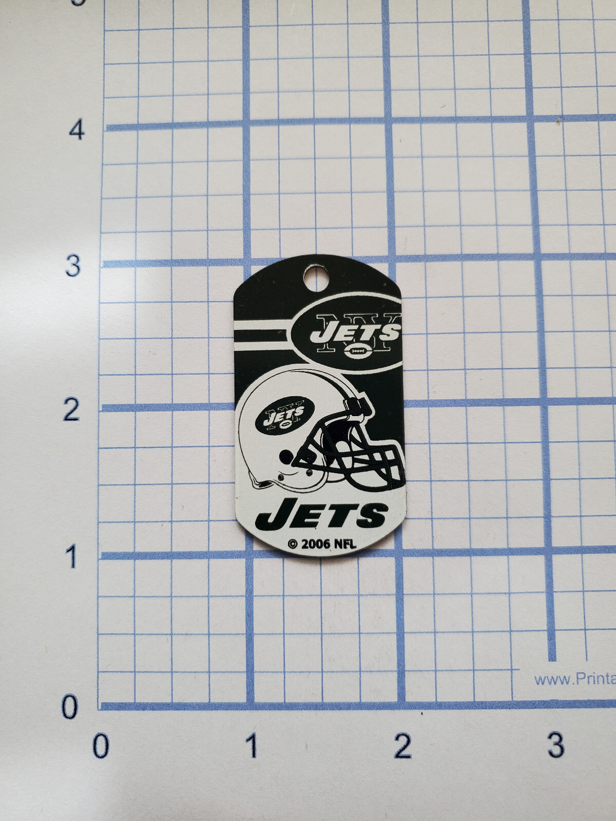 Custom Engraved NFL Football Dog Tag – Necklace – Keychain – Luggage – Pet Tag