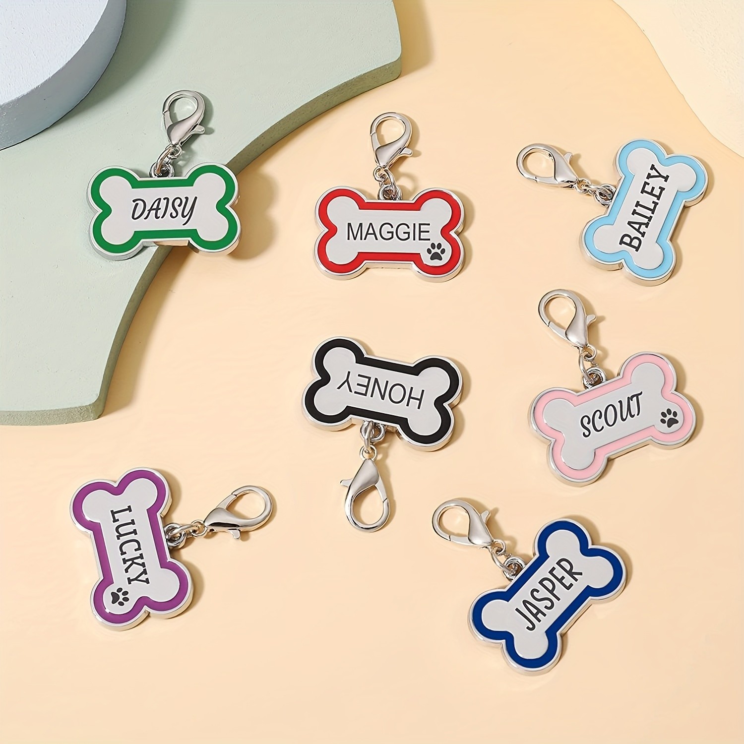 Durable Double-Sided High-Quality Smooth Sturdy Custom Engraved Metal Pet ID Tag