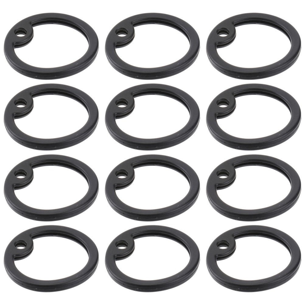 12Pcs Durable Silicone Tag Silencers for Pet Use Snug Fit on Standard Dog Tags