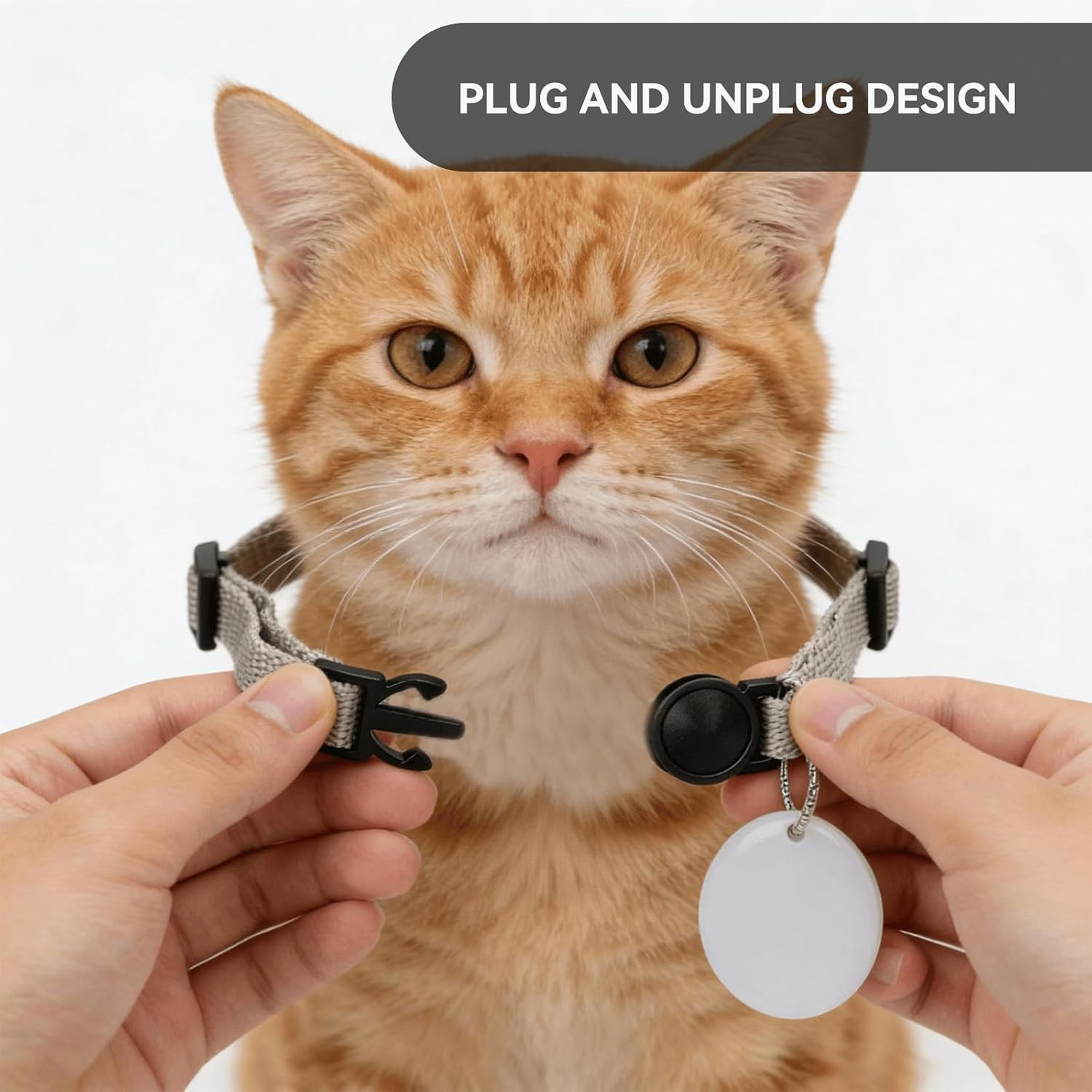 RFID Cat Collar Tag for RFID Cat Feeder, Pet Feeder Collar Accessory for Selecti