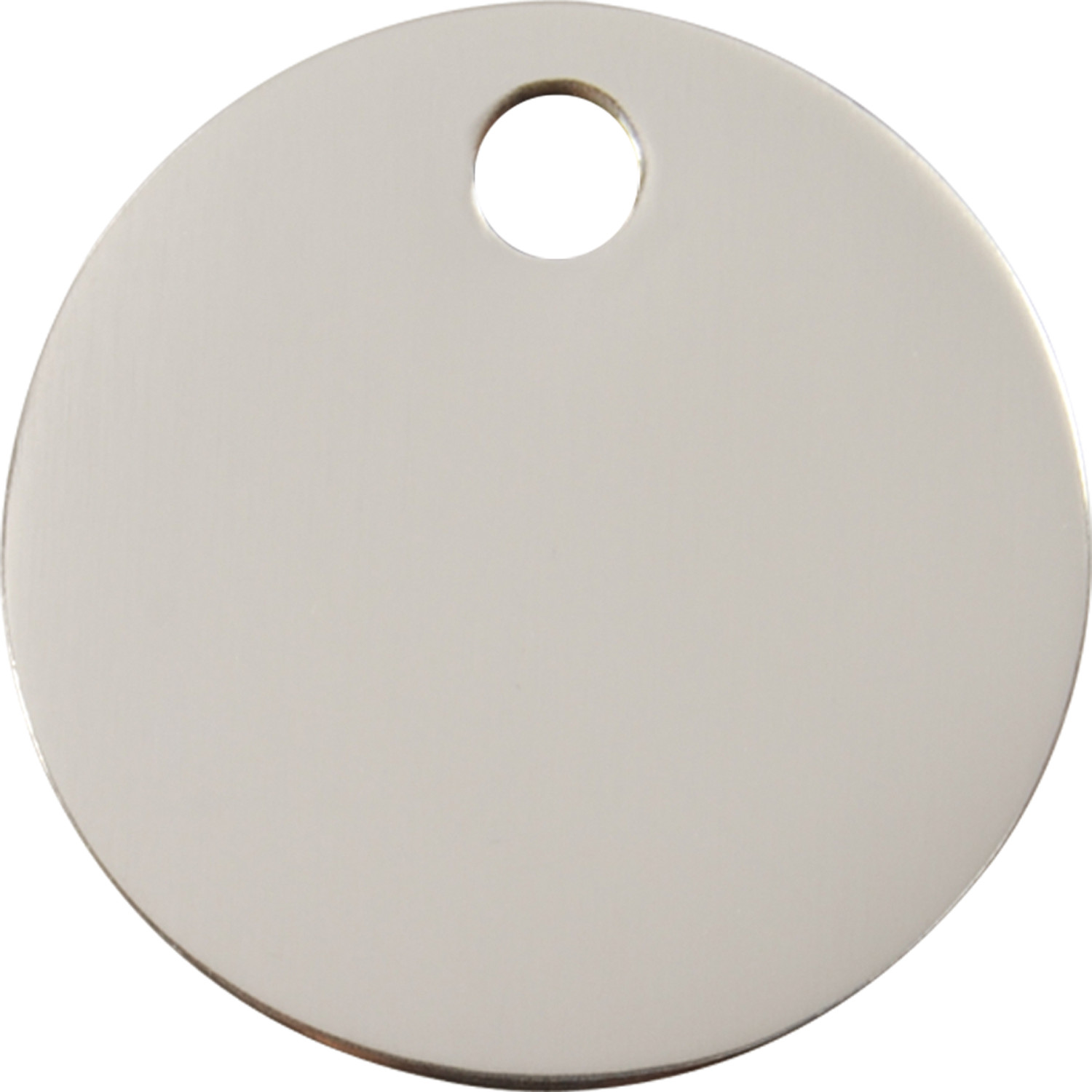 Stainless Steel Red Dingo Circle Dog ID Collar Charm Tag Small Medium Large
