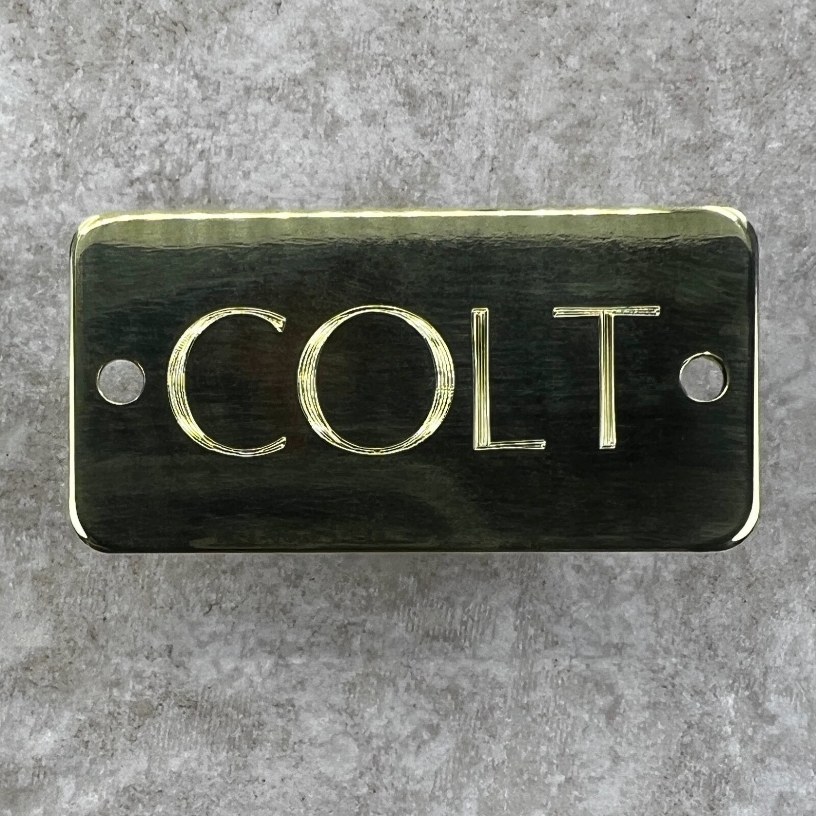 Custom Engraved Name Plat Personalized ID Tags NAME PLATE Engraved BRASS MEDIUM