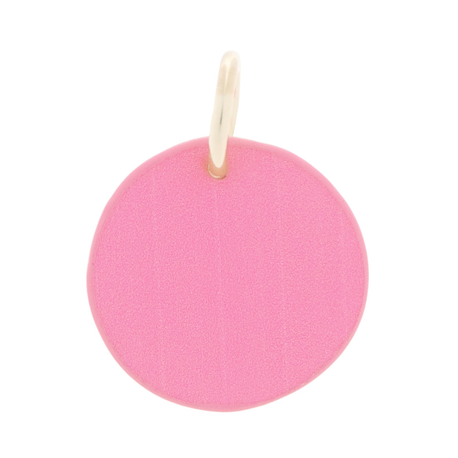 The Cuddle Collab Wear & Share Charm Faux Leather “I” Monogram in Pink