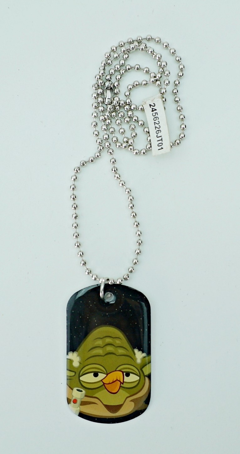 Angry Birds Star Wars Dog Tag Necklace Collectible Chain Animals Cute Rare Gift