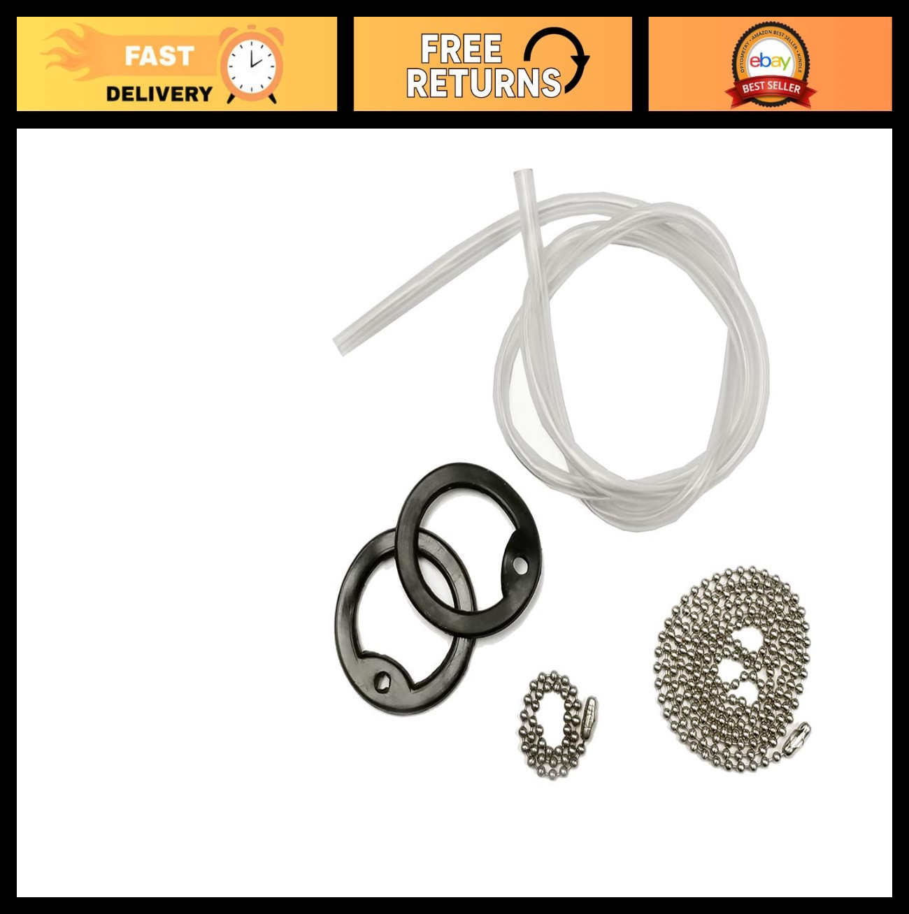 Military Dog Tag Silencer Kit – Tight Fit, Noise Reduction, Durable Protection