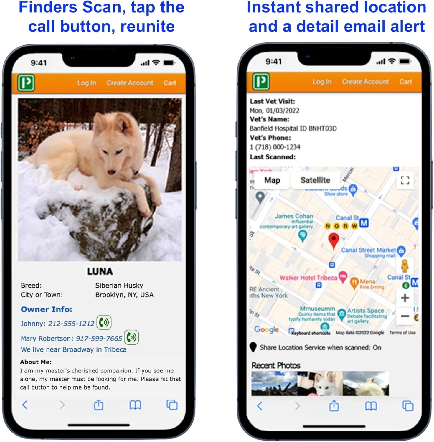 Weather-Resistant QR Pet Tag with Personalized Profile & Scan Alerts – Pink Paw