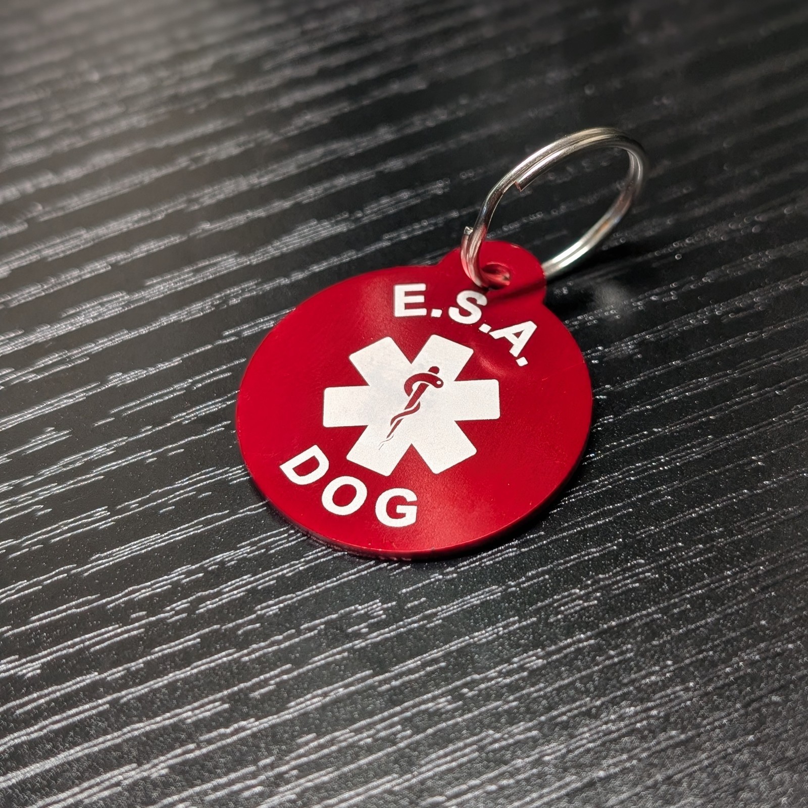 ESA Emotional Support Animal Custom Personalized Dog Pet tags Engraved ID Tag