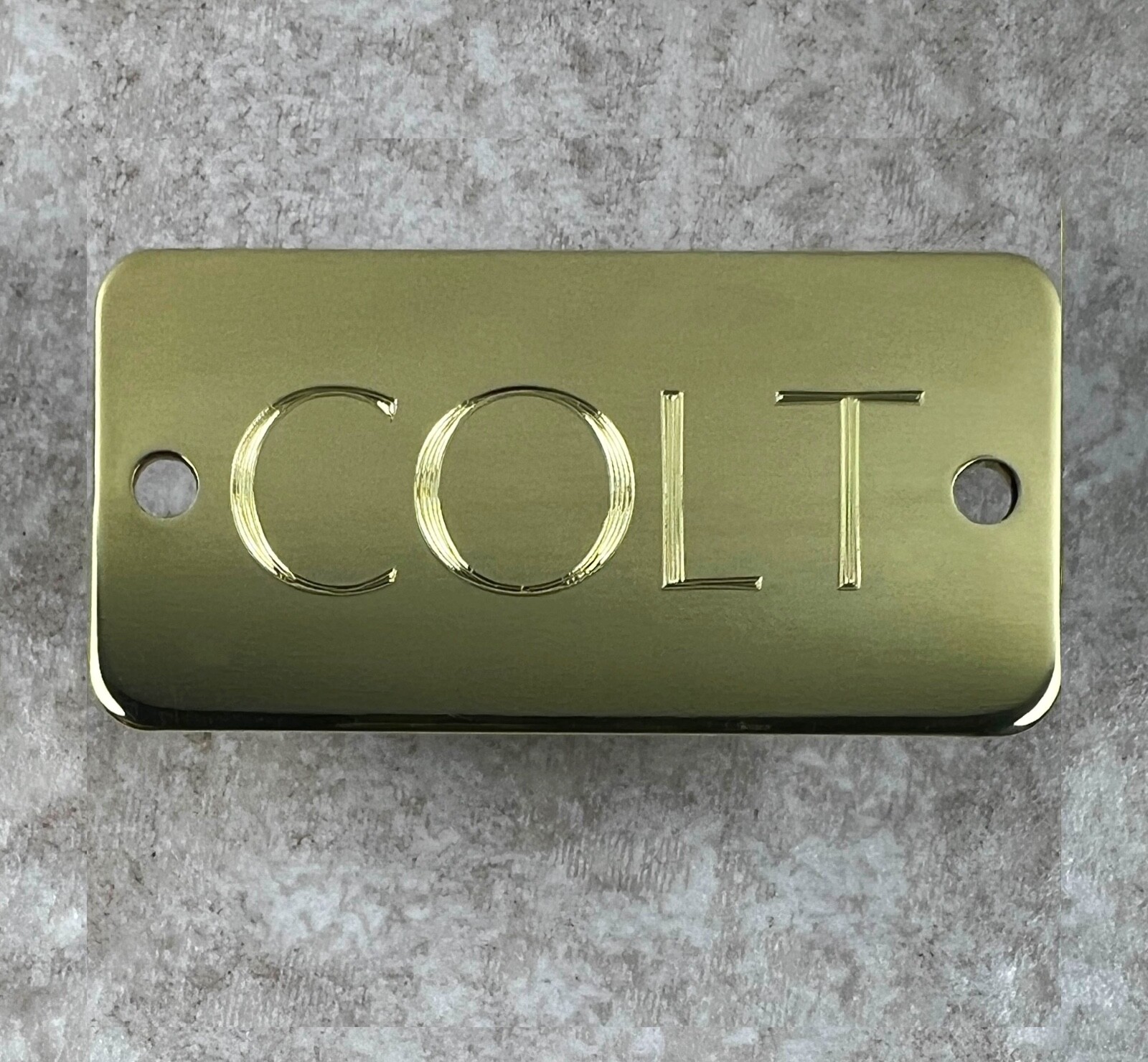 Custom Engraved Name Plat Personalized ID Tags NAME PLATE Engraved BRASS MEDIUM