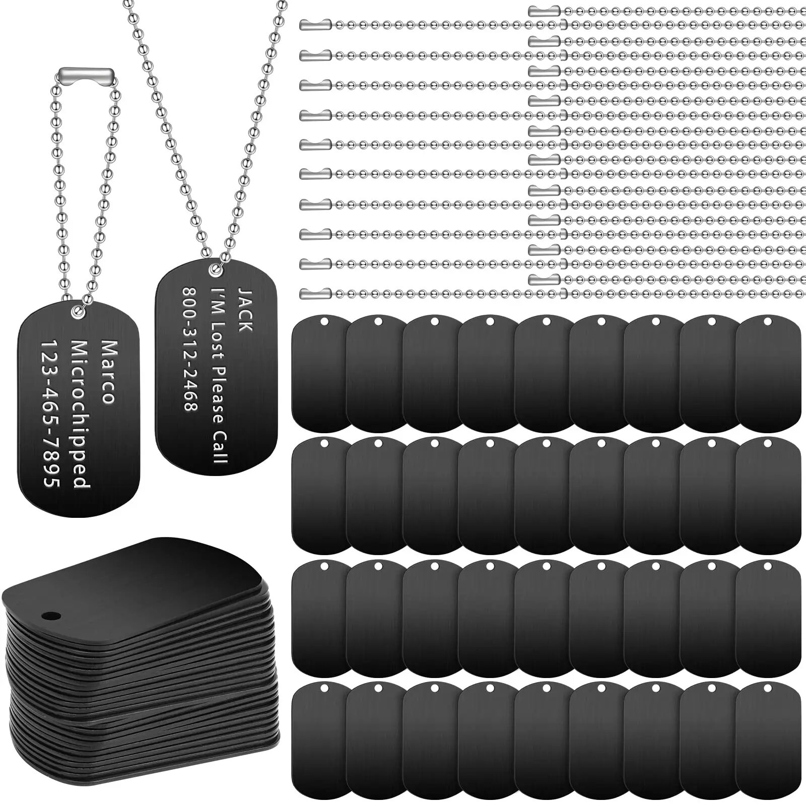 Customization Aluminum Medal Plate Including 50×30 with Chain