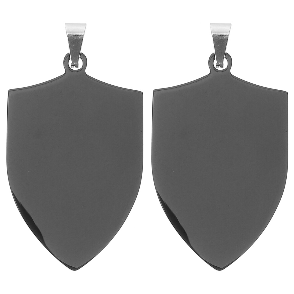 2PCS Stamping Blanks Dog Pendants Pet ID Name Tags Blank Pendants
